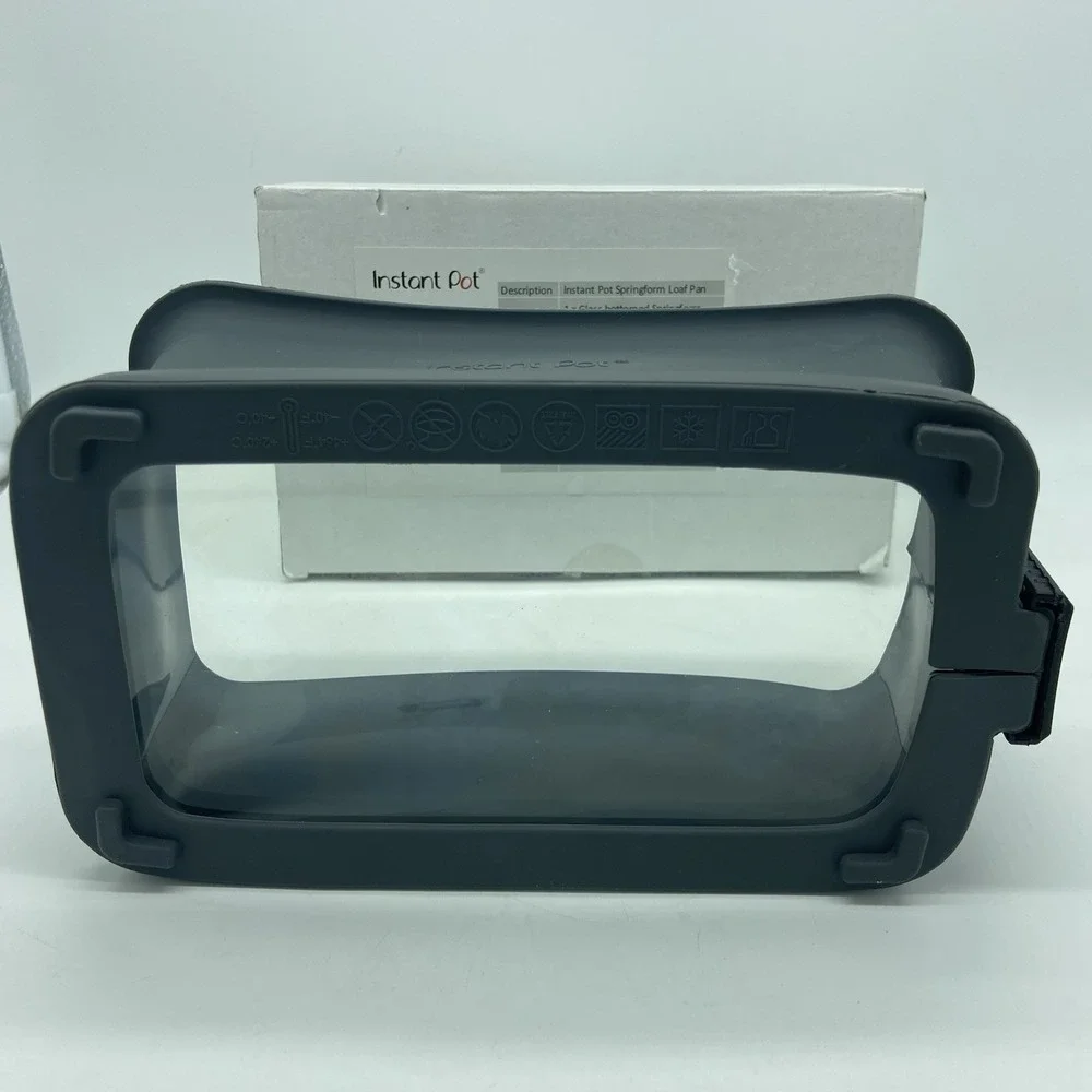 Instant Pot Silicone Springform Loaf Pan Tempered Glass Bottom IP-Sprloaf Baking